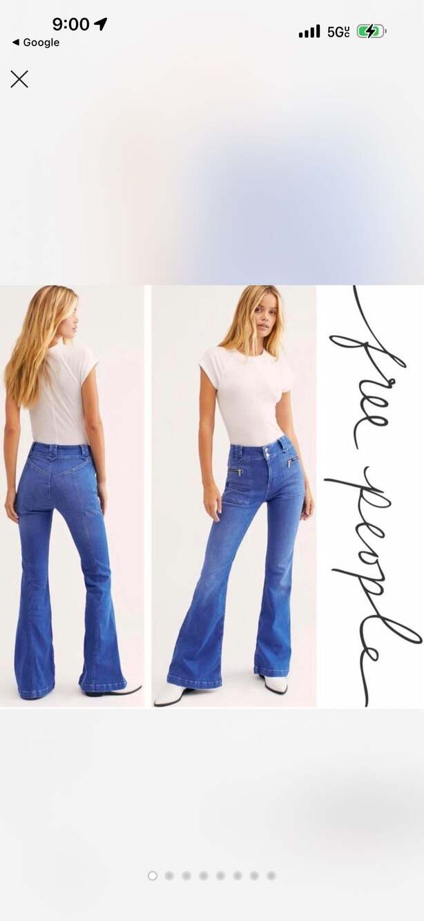Free People We The Free Layla High-Rise Flare Jeans